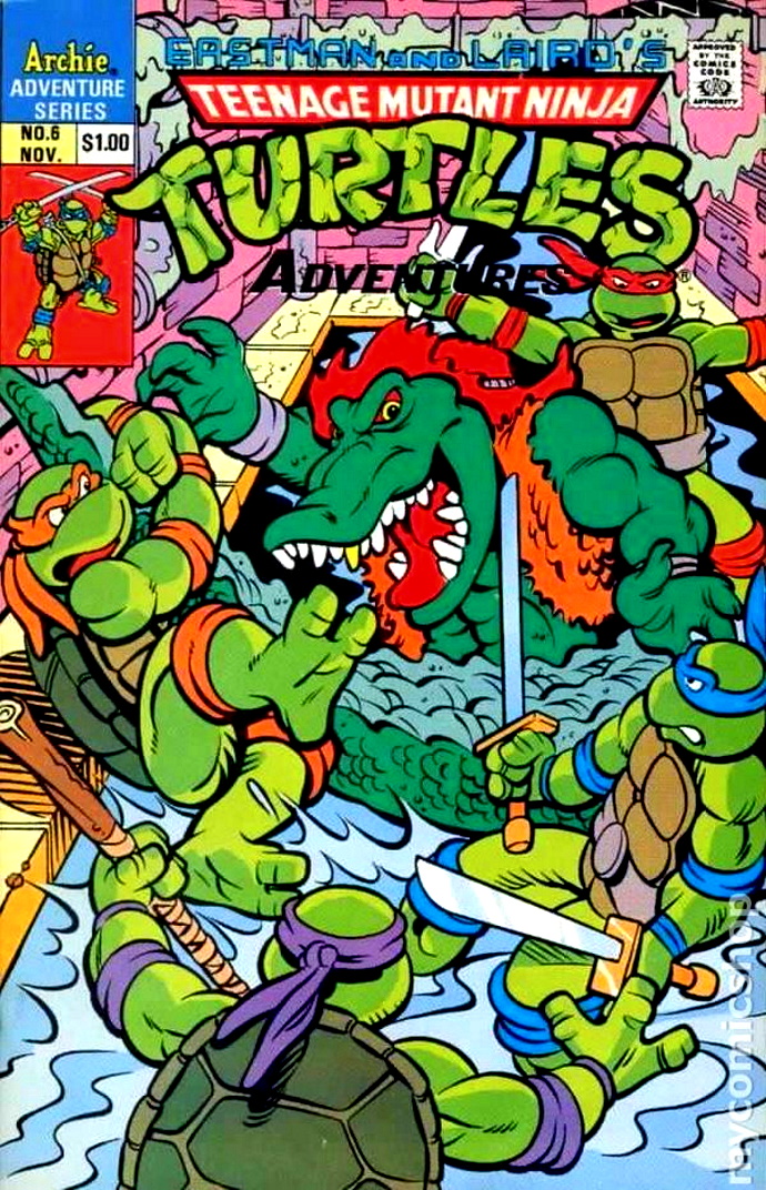 TMNT was my #1 obsession as a kid, and Leatherhead was a favorite villain. So when I saw this on the magazine rack at the pharmacy, I begged my Mom to get it for me. Hooked on the medium ever since. Quickly branched into Spider-Man (thanks to Venom) shortly after.