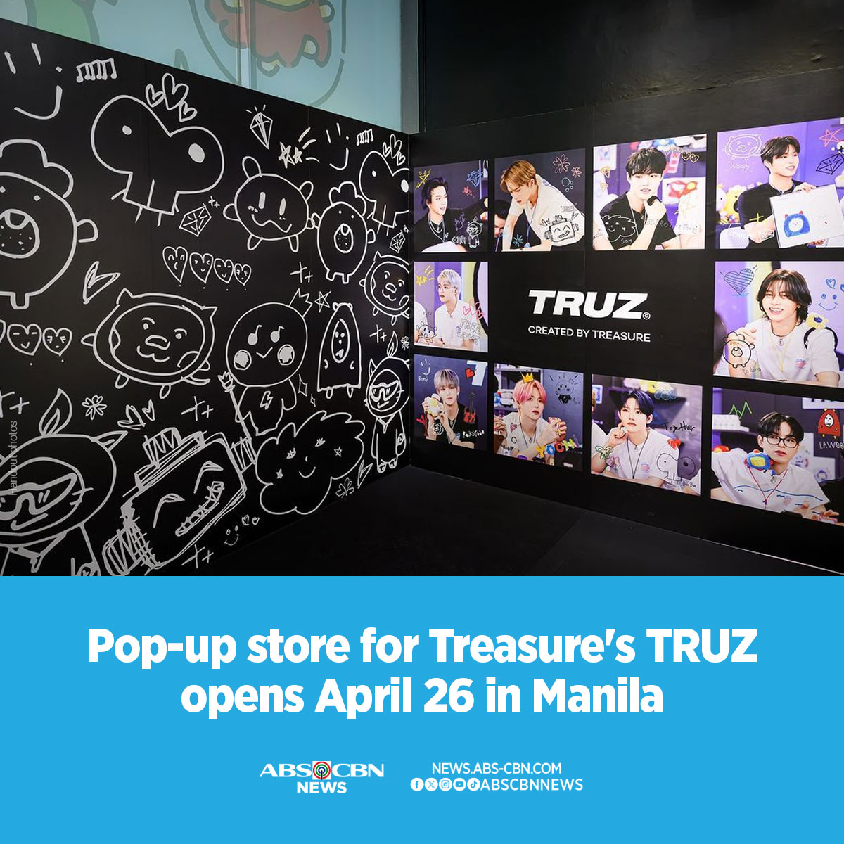 Heads up, Filo Treasure Makers! A pop-up store featuring merchandise designed by the members of K-pop boy band Treasure is opening in Manila this Friday, April 26. #HallyuCorner To know the exact location, read more: abscbn.news/4b9FKUK