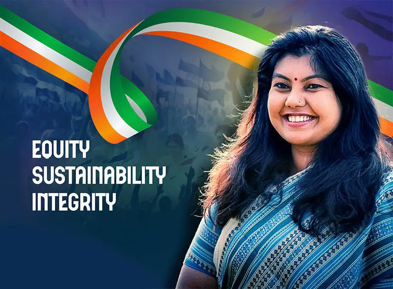 Dear Bengaluru South, It's time to create history by electing the first Woman representative of Bangalore. #VoteForCongress Vote for our dear friend @Sowmyareddyr 🙏💥 #KarnatakaElections #Vote4INDIA