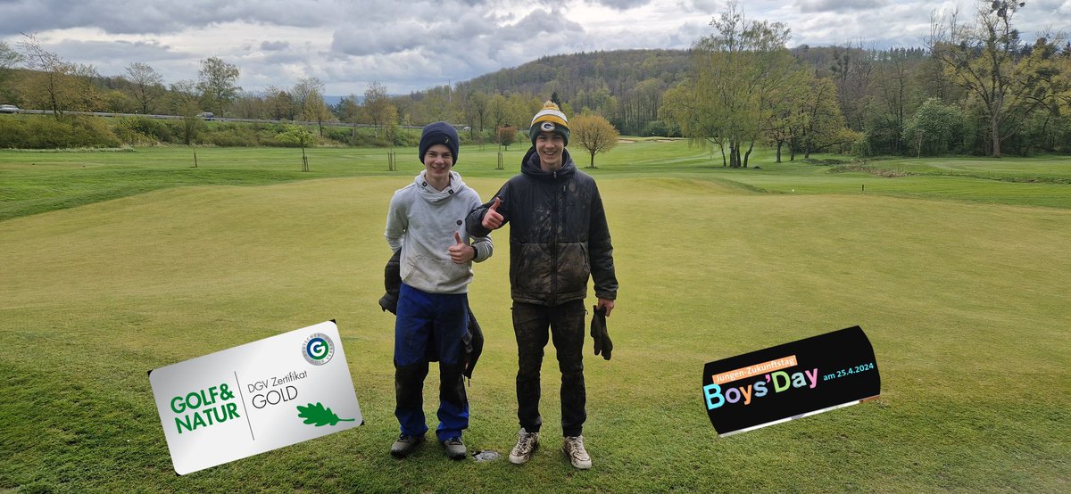 Julian und Ole nahmen am Boys Day teil und bekamen einen Einblick in die Arbeit des Greenkeeping-Teams #greenkeepingkassel #snowday❄️ #golf #greenkeeping #turfgrassmanagement #golfclubkassel