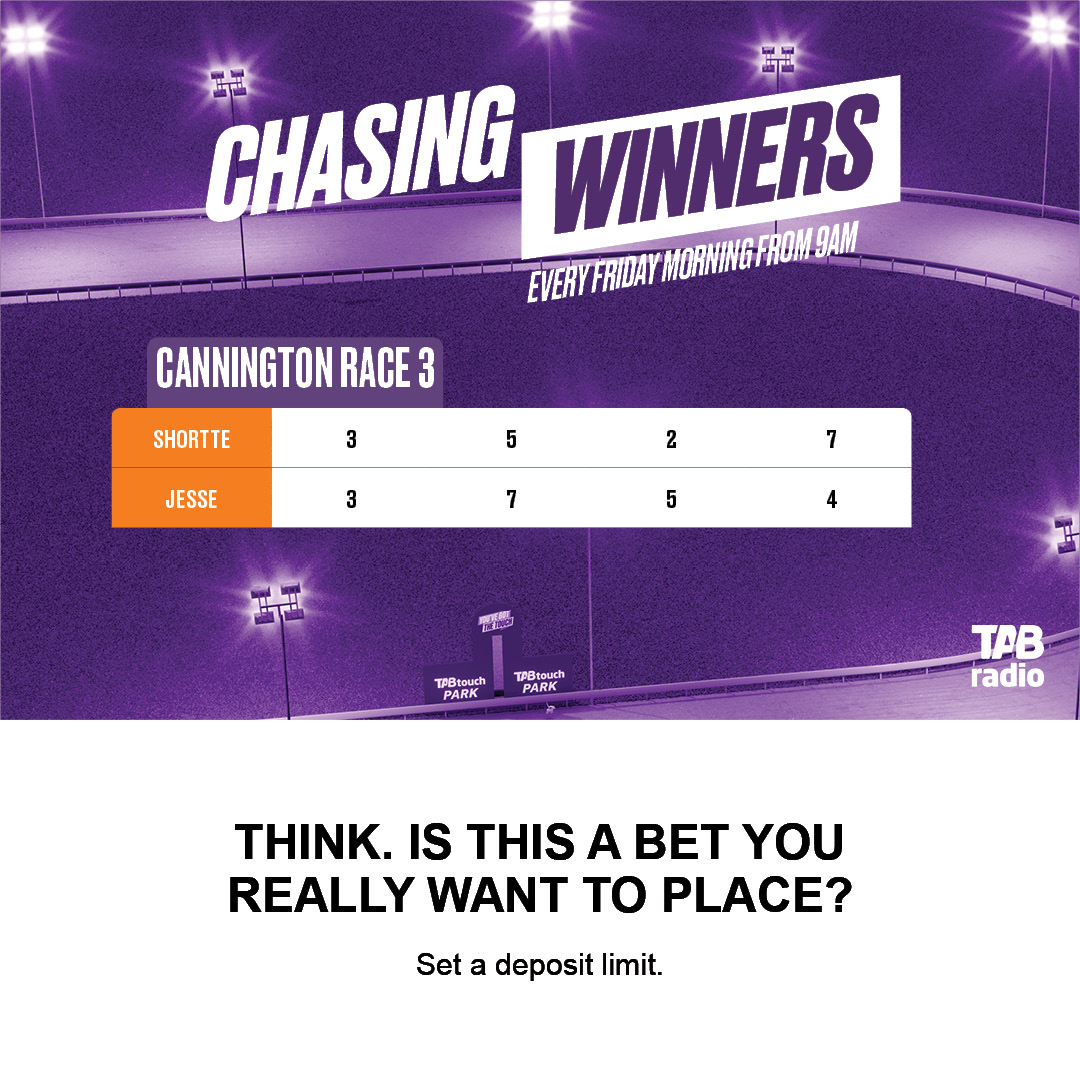 CHASING WINNERS | Cannington Race 3