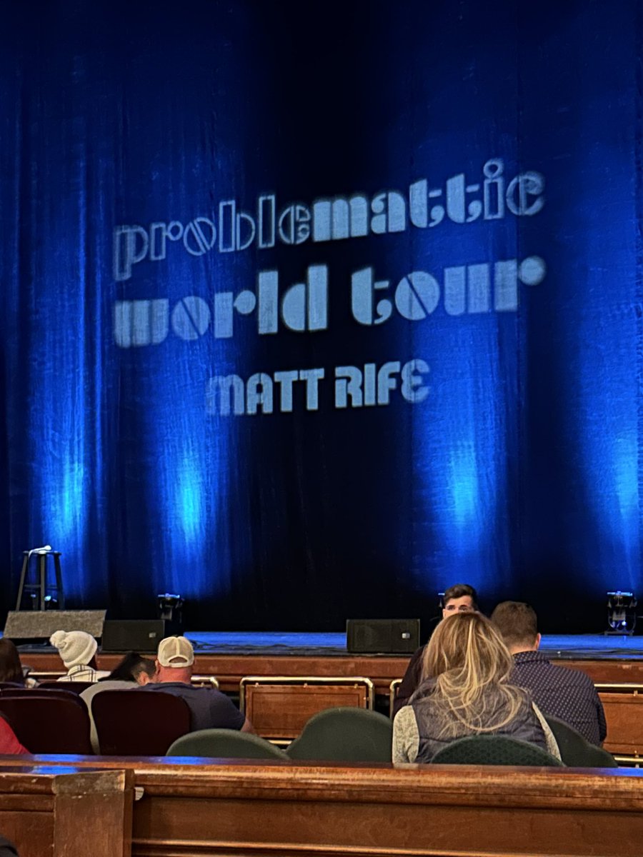 @mattrife Best comedy show I have seen. I never stopped laughing for two hours. Really glad I came to see you in Pittsburgh tonight.