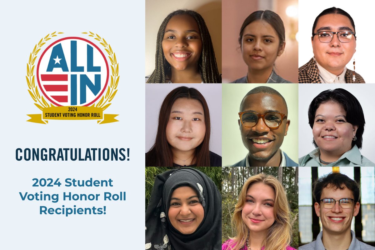 Congrats to @BallState student Shaina Miller, a dedicated sophomore and Whitinger Scholar, who is now on the @allintovote Honor Roll for work with @lwvindiana and @ballstatetc and @PoliSciBSU and others #AllInToVote . #AllInAwards . . sites.bsu.edu/civics/shaina-…
