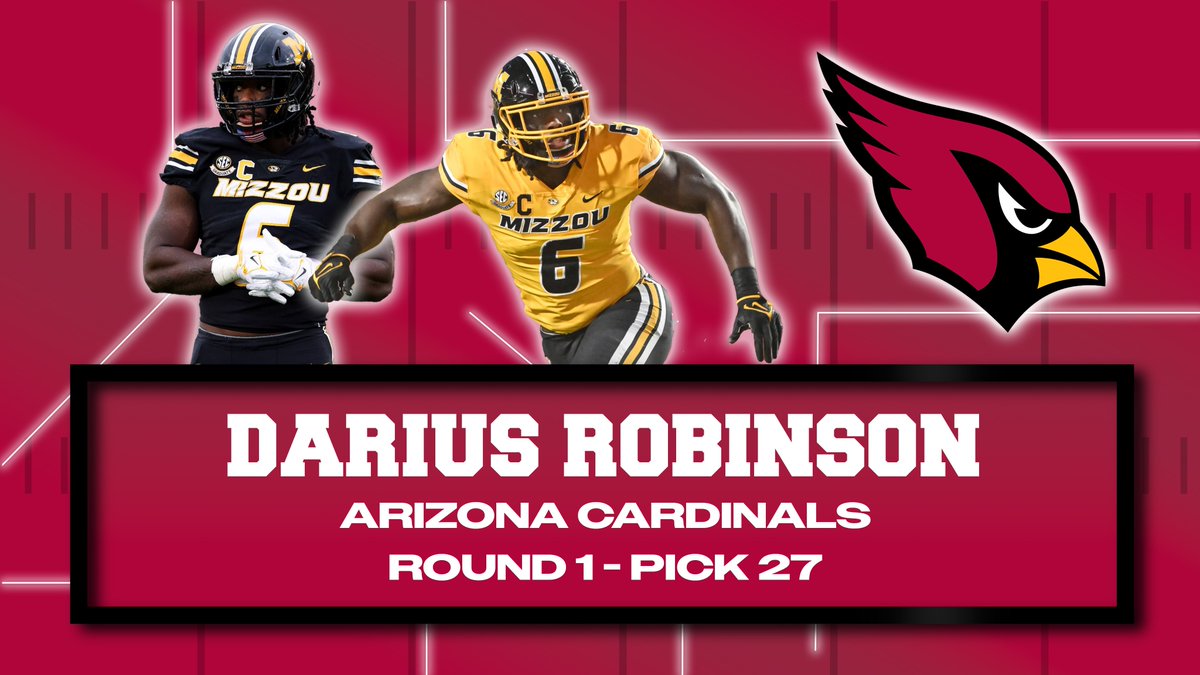 Arizona Cardinals
Round 1 - Pick 27
Darius Robinson | EDGE | Missouri