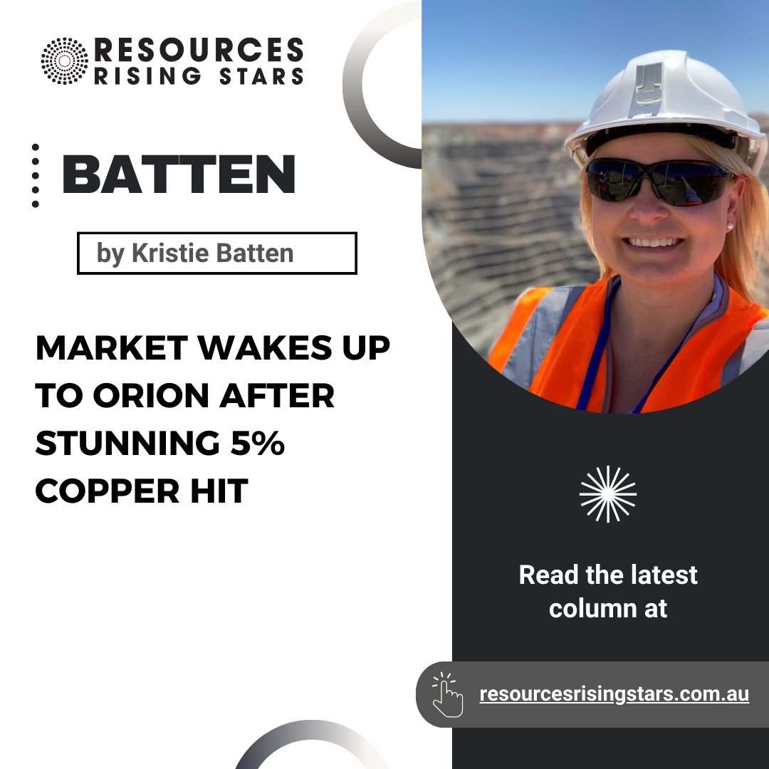 Market wakes up to Orion after stunning 5% copper hit | Read the latest column by mining jounalist @KristieBatten at: ow.ly/ncjv50RoHAX

#RRS #ASX #weeklywrap #investors @OrionMinerals #copper #exploration #SouthAfrica