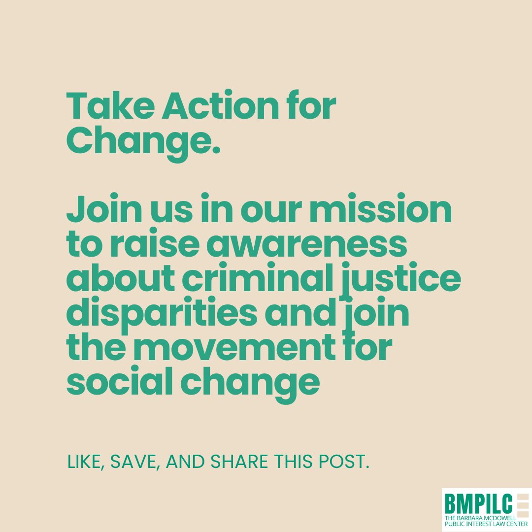 PART2: Join us in advocating for a fairer #criminaljustice system. Like, save, and share this post to spread awareness and support the movement for social change. Together, we can make a difference!

#CriminalJusticeReform #SocialJustice #TheBarbaraMcDowellLawCenter
