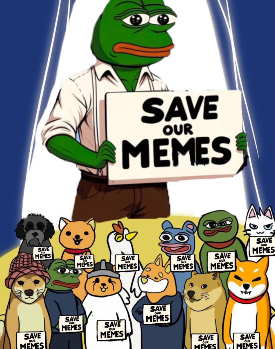 natoshicoinz's tweet photo. #SAVEOURMEMES @saveourmemeserc 

Is sending a message to the masses of crypto!
Don’t let your #memecoins be rabble in some venture capitalist office! 

MEMES empower the people! 

Join us: https://t.co/yTlNinAoVI
https://t.co/8rKmZ5Wm8C

$BOME $LINK $ATOM $PEPE $AZERO $SHIDO $GEO $GORK $MNW $RNDR $DINO $RET $CSIX $DNX $TARA $SDEX $LOOP  #BONK $SHIB $STC $MOG $ADAM $BOME $PEPE $DOGE $FLOKI $WIF $NEO $BLOCK $BOOE