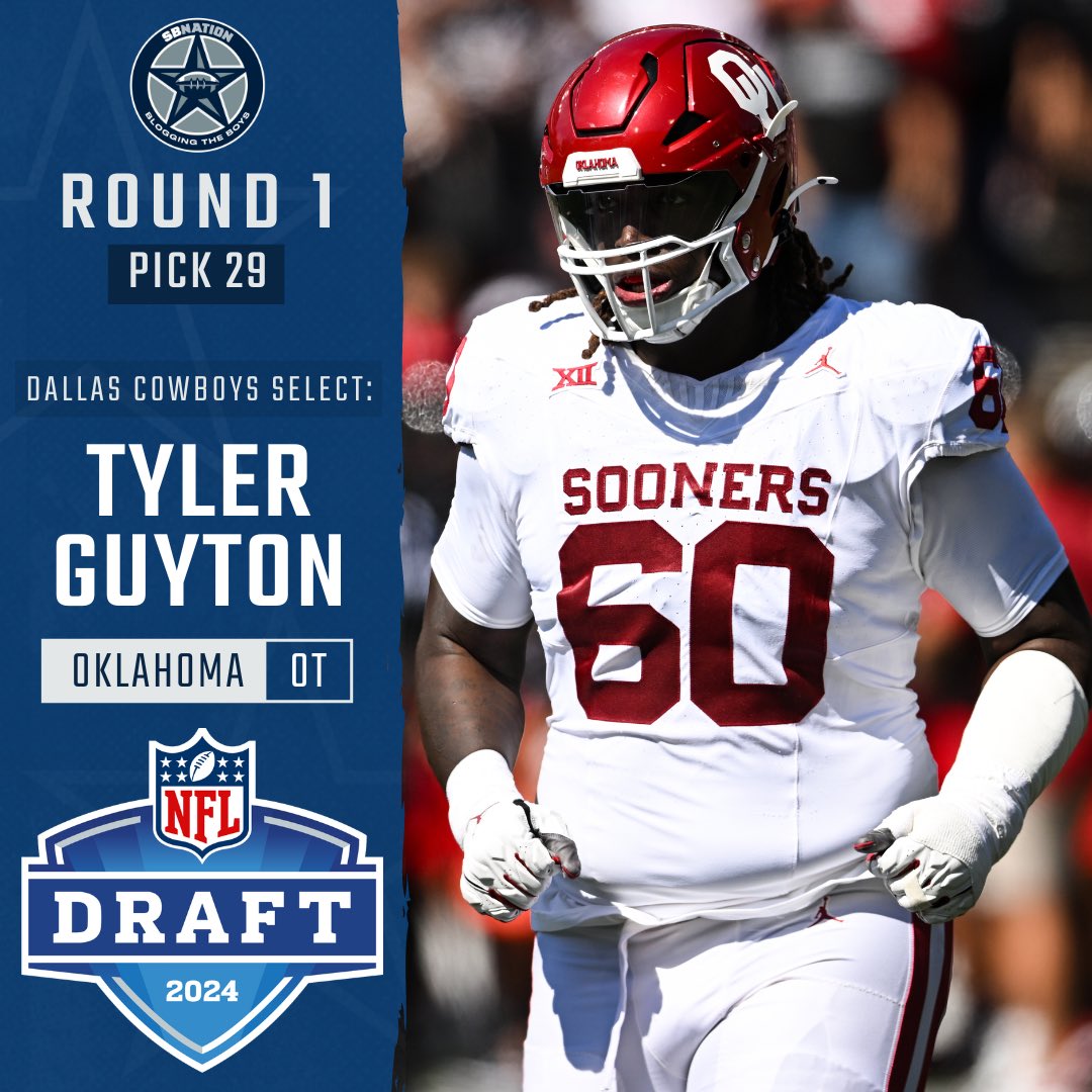 Tyler Guyton is the newest member of the Dallas Cowboys!