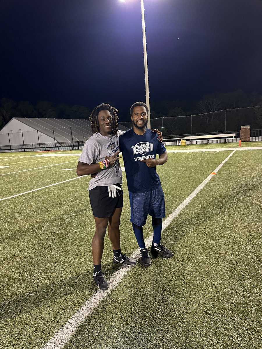 Had and amazing experience and time at my first camp thank you for your time! @EmoryHenry_FB @coachpaschal_ @SmokyBearFball @LovedayTodd