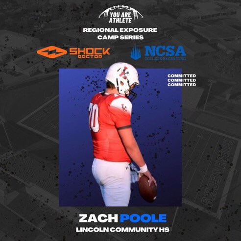 Regional Exposure Camp Series this Saturday in Dekalb IL on the @RoadToHouston thanks again @youareathlete,@ShockDoctor and @ncsa for the invite to the showcase for a chance to compete in the All-American Showcase! @CoachSilkowski @RailersFootball @DeepDishFB @JennyCz27 @OLMafia