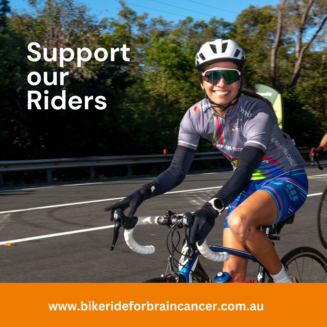 On the 10th &amp; 11th May, 30 riders will take to the road, cycling 220kms to raise much needed funds and awareness in our 2024 Bike Ride for Brain Cancer.

SUPPORT A RIDER HERE | bikerideforbraincancer.com.au/sponsor