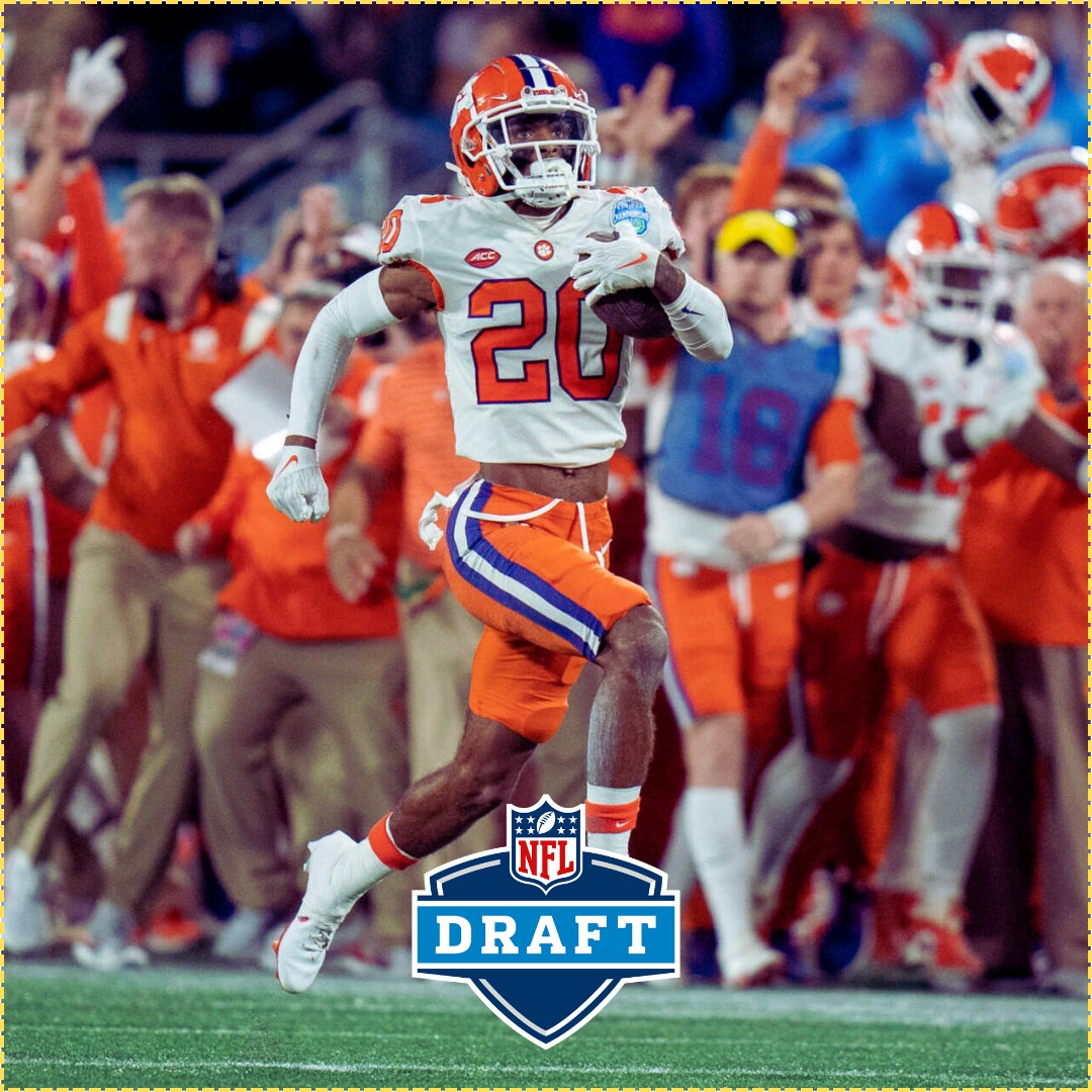 MySportsUpdate's tweet photo. The #Ravens are adding to the secondary, selecting Clemson CB Nate Wiggins with pick No. 30. He sneaks into Round 1. https://t.co/sJTaAmQabV