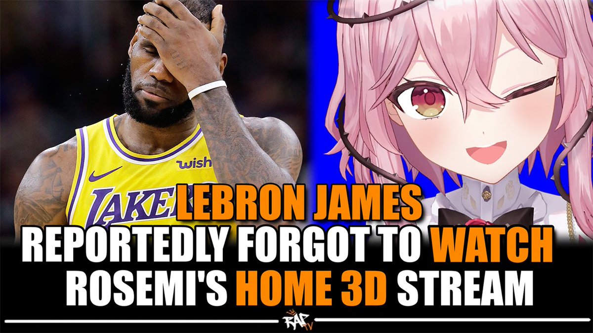 Lebron missed her return stream, oh no.. #livestem #Rosememe