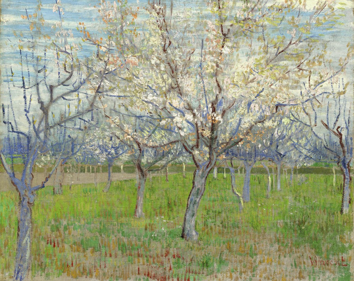 #VanGogh of the Day: The Pink Orchard, April 1888. Oil on canvas, 65 x 81 cm. Van Gogh Museum, Amsterdam.