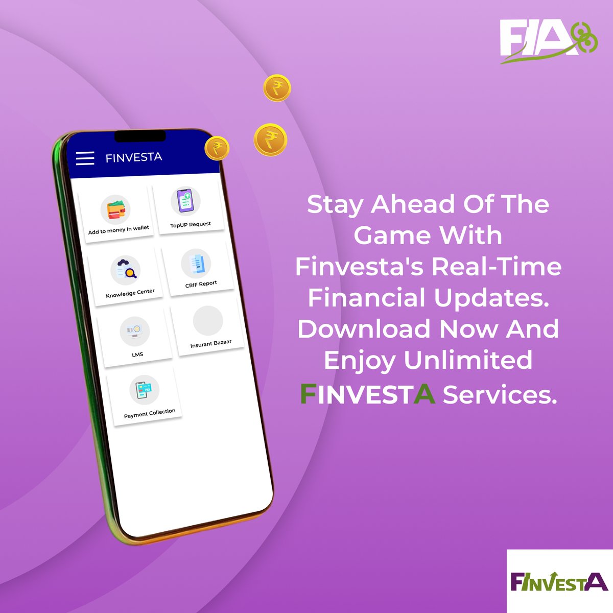 Join the Finvesta family today and let's turn your pocket change into a treasure trove of financial success! Link:play.google.com/store/apps/det… #FIA #FINVESTA #Fintech #DigitalFinance #PaymentSolutions #AIinFinance #Neobank #OpenBanking #FintechInnovation #MobilePayments
