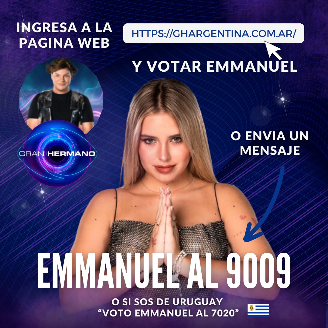 EMMANUEL AL 9009 #GranHermano #GranHermanoAr