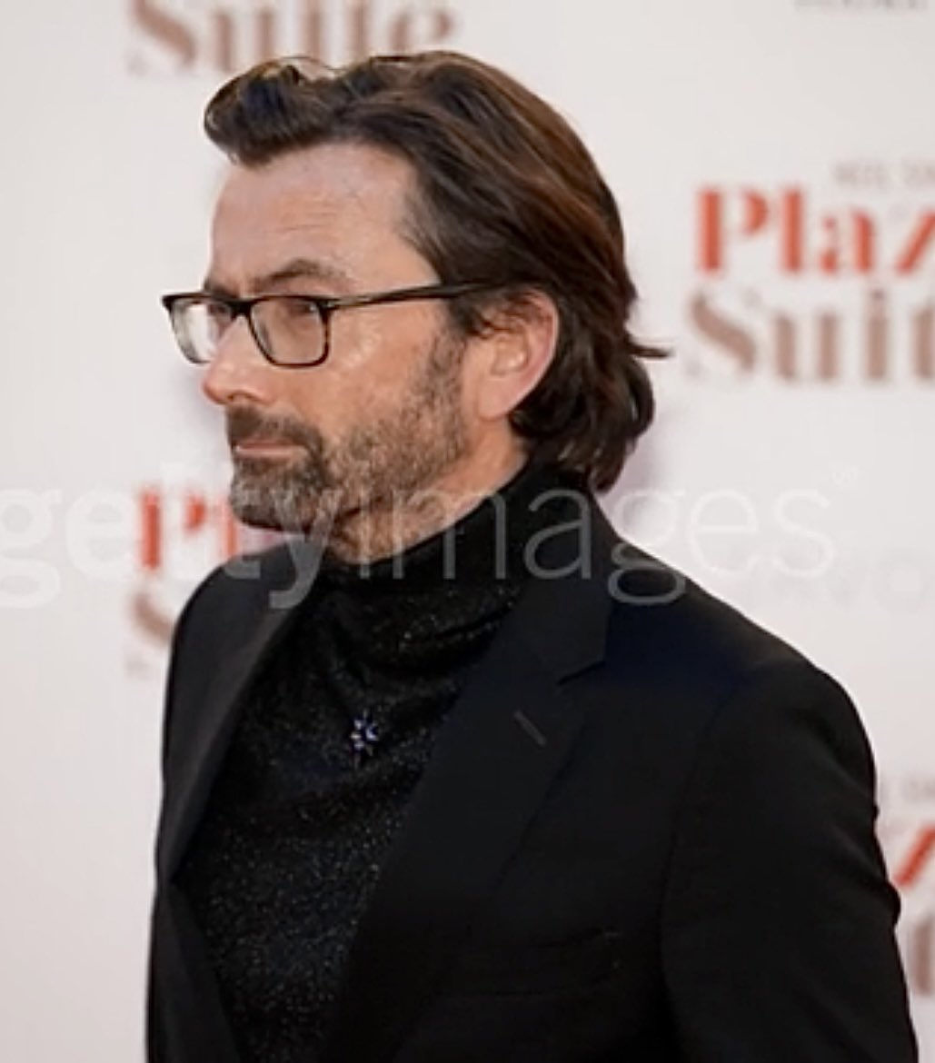 May we take a moment to remember David Tennant’s beautifully grown out hair at the Plaza Suite Gala Opening on January 28. That was the last time we saw it before he tragically cut it for the BAFTAs. Gone but not forgotten. I miss it everyday. Please grow it back, David.