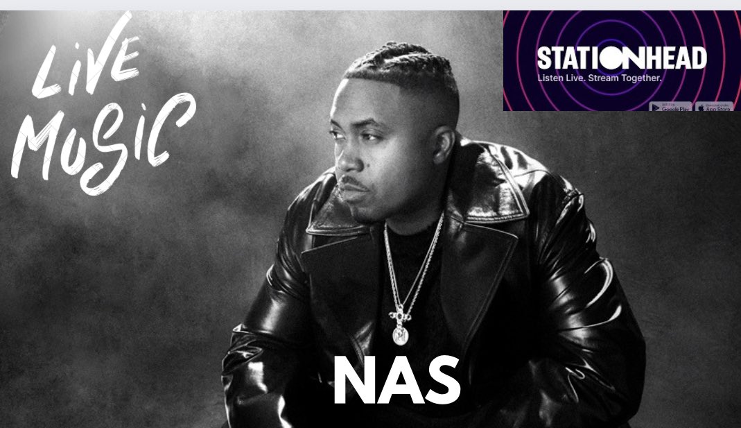 Calling all Nas fans!!  tomorrow night on stationhead we having a party come request your favorite Nas track or Nas feature  #nas #nasirjones #stationhead #music