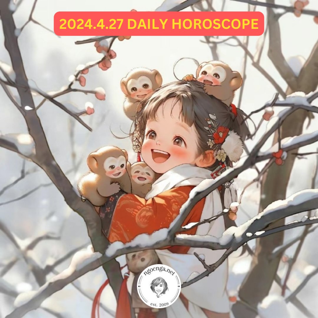 [2024.4.27 - #DailyHoroscope - #ChineseZodiac]
Auspicious: 🐵 Monkey, 🐮 Ox, 🐲 Dragon
Inauspicious: 🐴 Horse, 🐯 Tiger, 🐷 Pig
Details at 
ngocnga.net/zi-wei-dou-shu…

#ziweidoushu #zwds #purplestar #purplestarastrology #chineseastrology #astrology #metaphysics #chinesemetaphysics