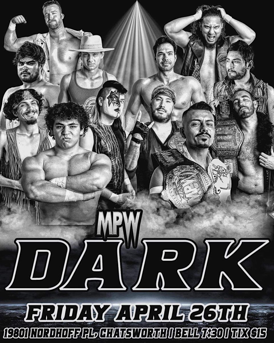 Tomorrow Night! MPW Dark! 7:30pm Bell Time