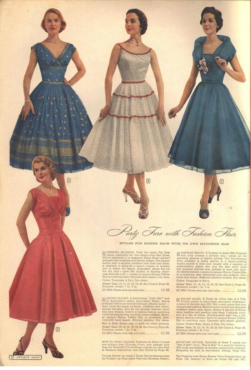 Daily theme: #catalogues Montgomery Ward Spring Summer Catalog 1956.