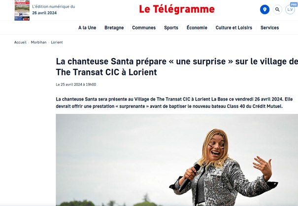 C'est à lire dans le @LeTelegramme ce matin #Lorient
@The_Transat_CIC 
@ianlipinski @CreditMutuel
