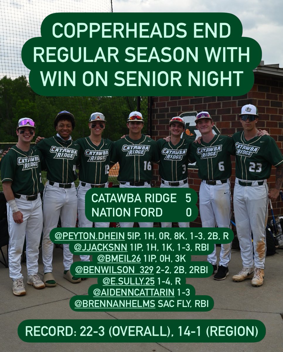 Catawba Ridge Baseball 🐍 (@catawbaridgebsb) on Twitter photo 