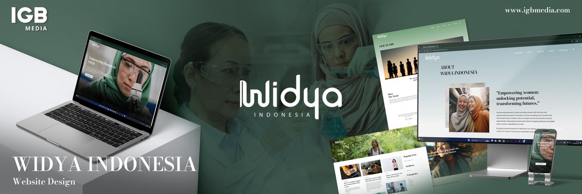 IGBMedia's tweet photo. Widya Indonesia aims to support, nurture, and empower Indonesian women to pursue careers in science, technology, engineering, and mathematics (STEM). Additionally, IGB Media actively participates and supports this initiative by assisting in website development. https://t.co/Wz1AmWHd4j