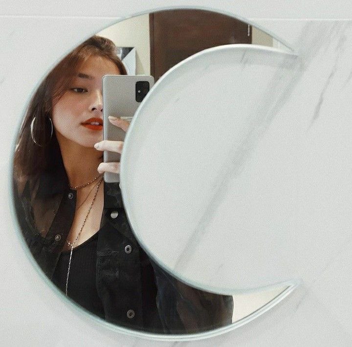a moon shaped mirror you gotta be joking