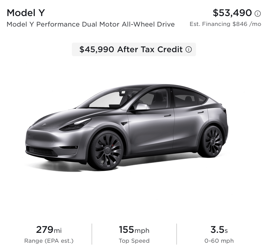 BREAKING: Tesla has launched the new Quicksilver Model Y color in the U.S. for $2,000 extra. It's only available for inventory Long Range and Performance Model Ys at the moment.