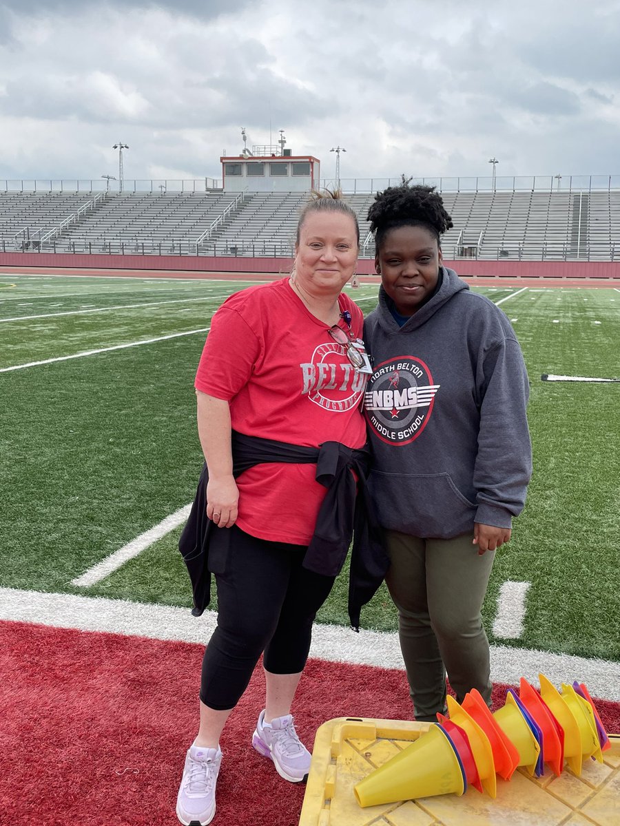 SaraWindham5's tweet photo. I’m proud to work in a district that values each and every learner. These volunteers from across the district gave their time and energy to make today’s Special Olympics track and field meet a success. @BeltonISD https://t.co/p9fFmhfDta
