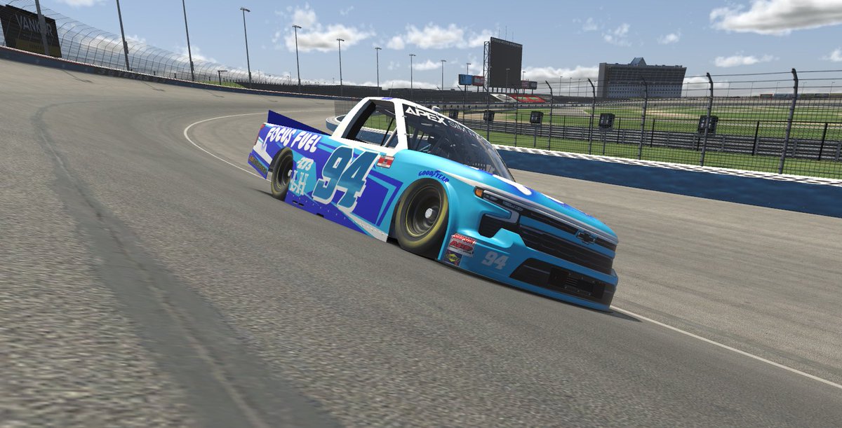 It’s race day!! <a href="/the_focusfuel/">FocusFuel</a> is back on the truck for <a href="/TooToughToTame/">Darlington Raceway</a> tonight in the Apex Sim Racing Truck Series! Excited for this one. Tune in on VSRN for live coverage 😎

9pm eastern