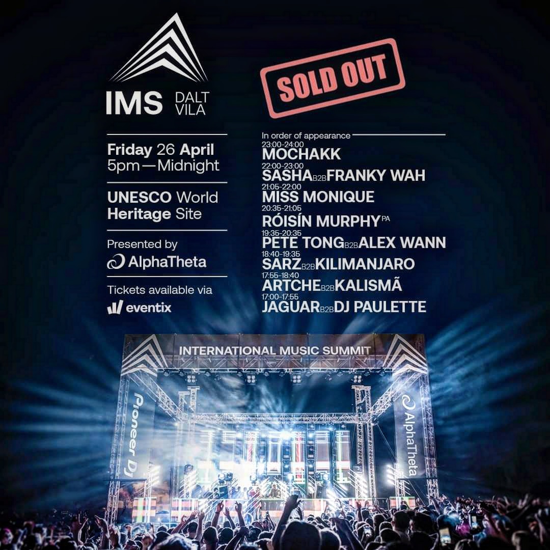 Sevenhour closing celebration of  15th edition @IMSibiza at the historic 2,500 year old former fort and UNESCO World Heritage Site Dalt Vila an unmissable event uniting lovers of electronic music one night of incredible DJs

LIVE on
@beatport
 🔗 ow.ly/rbF950RlVpk