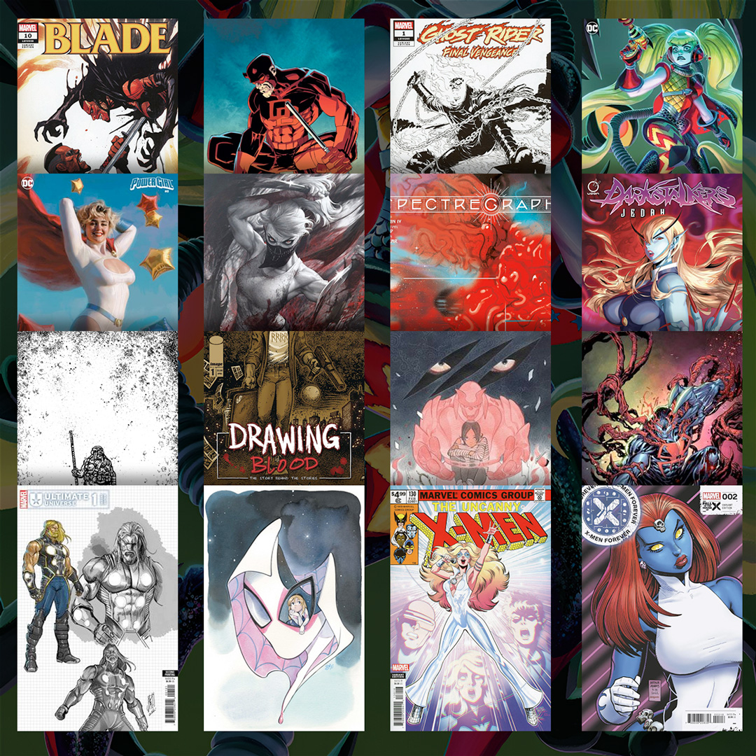 What new comics are already trending?! Our DAY AFTER WEDNESDAY REPORT breaks it down!
Featuring work from @St3Caselli @cjwardart @gregcapullo @irvinpaints @kevineastman86 @leinilyu @lucianovecchio @Mindyleedoodles @peachmomoko60 @artgerm and more! #NCBD

covrprice.com/cp-content/202…