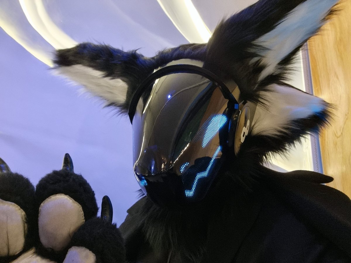 #FursuitsFriday #Protogen 
Hi!