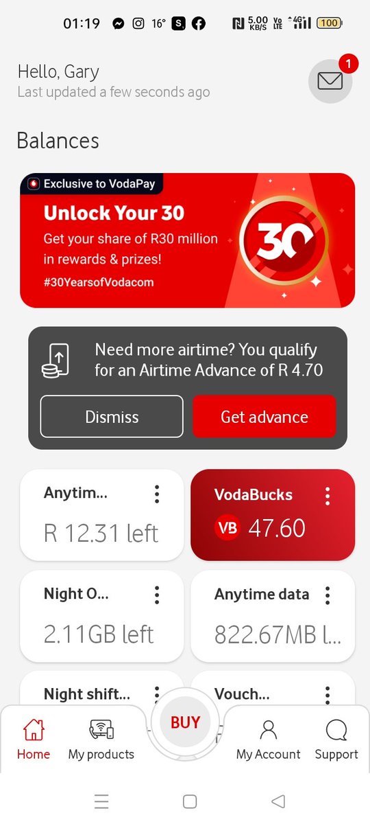 @Vodacom how can I use daytime data when it's supposed to be night owl data  I knew you stealing data