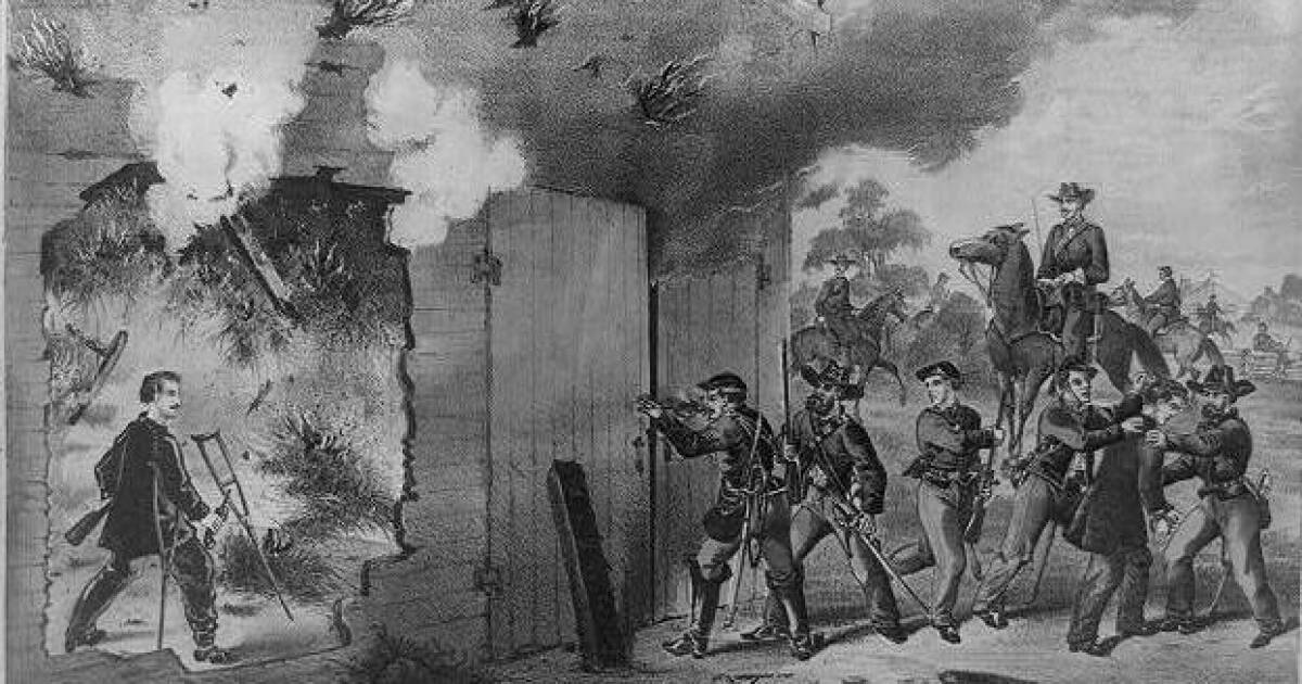 #OTD in 1865, the 12-day manhunt for John Wilkes Booth came to an end on a Virginia farm. A soldier named Boston Corbett shot and killed Lincoln’s assassin. eyewitnesstohistory.com/booth.htm
