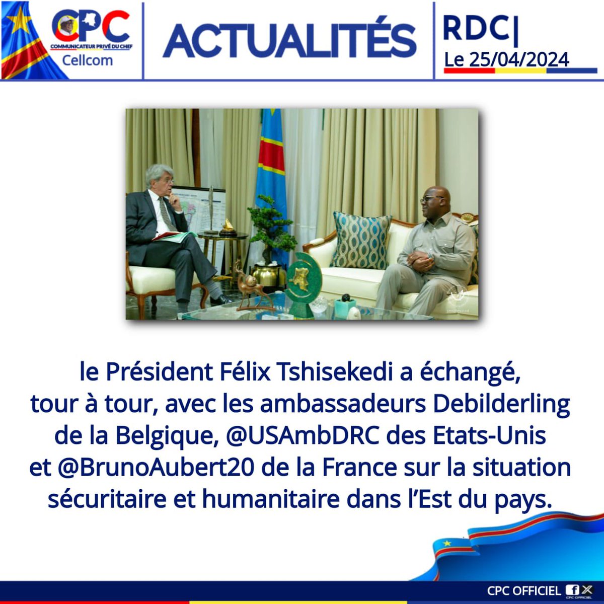 #RDC : DIPLOMATIE