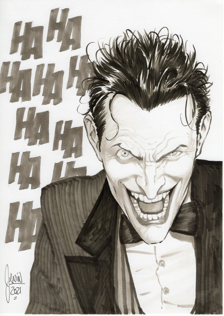 Happy Birthday, Joker!

#joker #batman #dccomics #comicart #ArtistOnX 

@mikeljanin