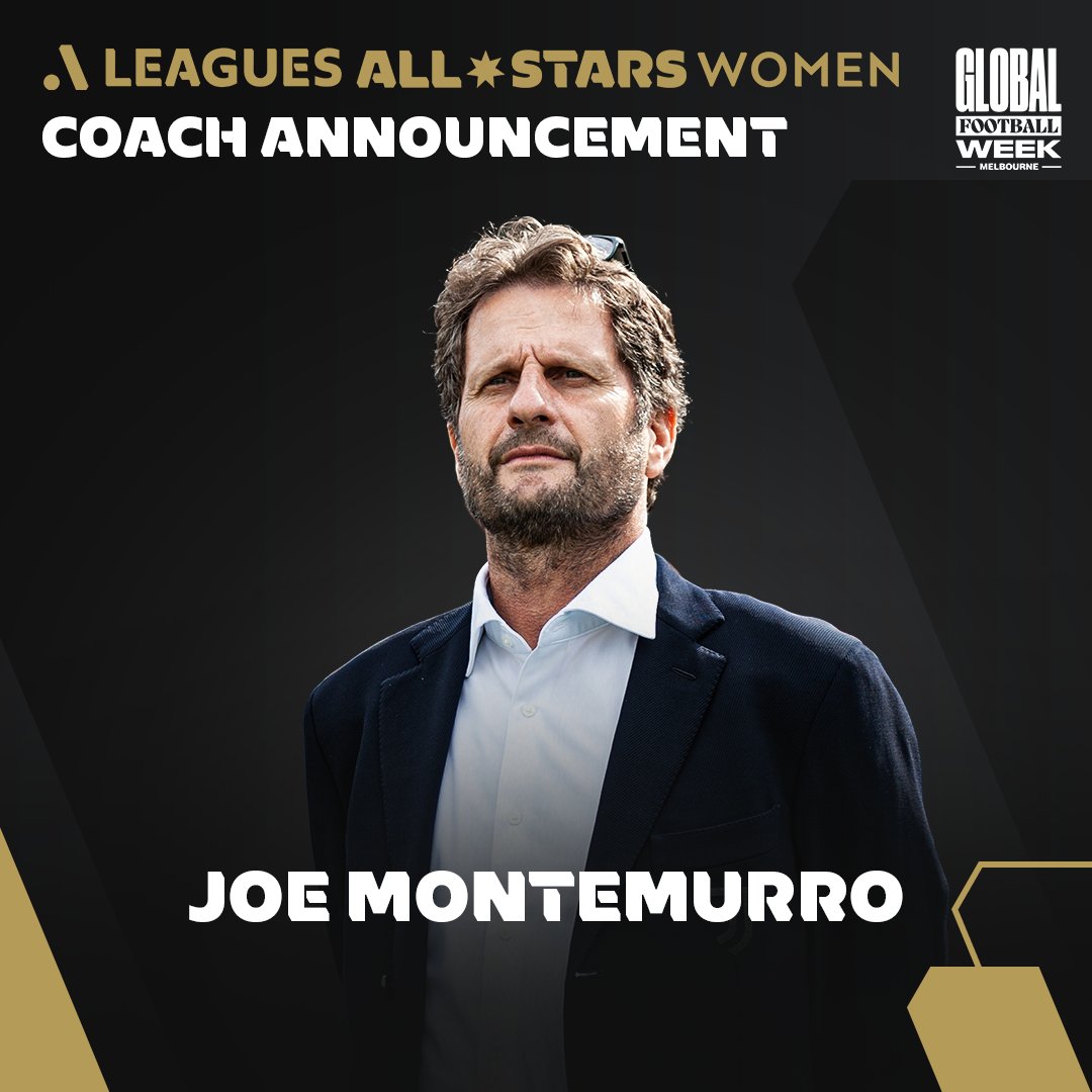 aleaguewomen's tweet image. Introducing the first ever coach of the A-League All Stars Women - welcome aboard, Joe Montemurro! ✍️🇦🇺🤝

He won trophies with Arsenal. Now he'll return home to Melbourne to coach against them.

Three rising stars in Aussie coaching have also been appointed to his coaching…