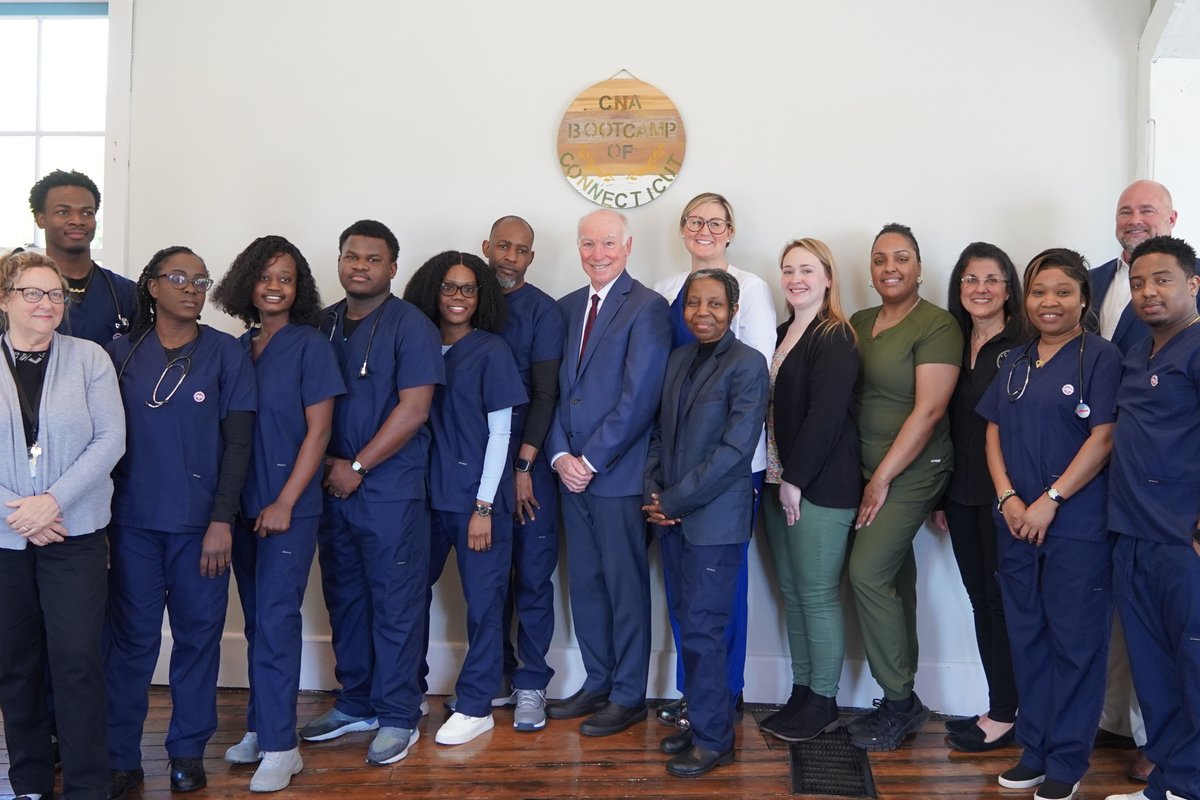 With a booming job market, federal workforce funding is filling positions in critical industries. I visited the CNA Bootcamp in Danielson to meet with students, instructors, & Owner Angelina Zabbo. A class of Haitian trainees is skilling-up to work as nurses in eastern CT.