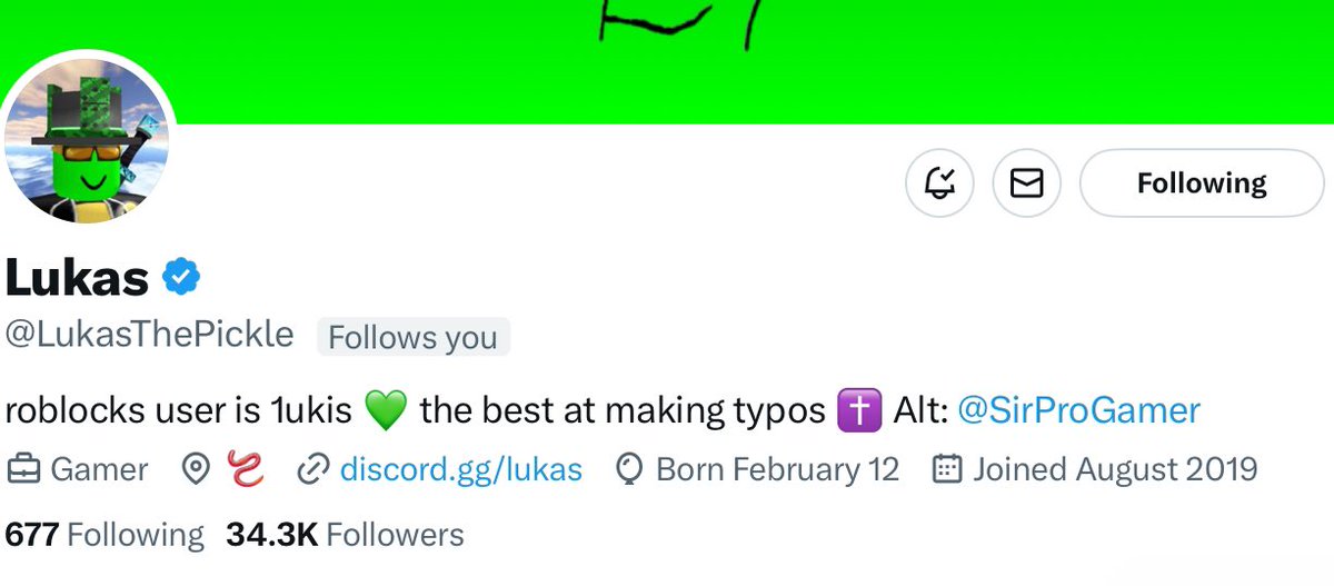HOLY BRO 
THANKS LUKAS FOR GRANTING ME A FOLLOW!!
I MEAN, THE SITUATION IS BAD, BUT HOLLYYYYY
THANKS BRO!!
(was here since ehats giftbox :3)