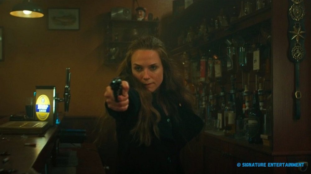 I've been catching up with a few newer movies this week & one of the biggest surprises was discovering just how staggeringly great Kerry Condon is as a ferocious villain in the otherwise average IN THE LAND OF SAINTS & SINNERS. She makes it well worth watching.