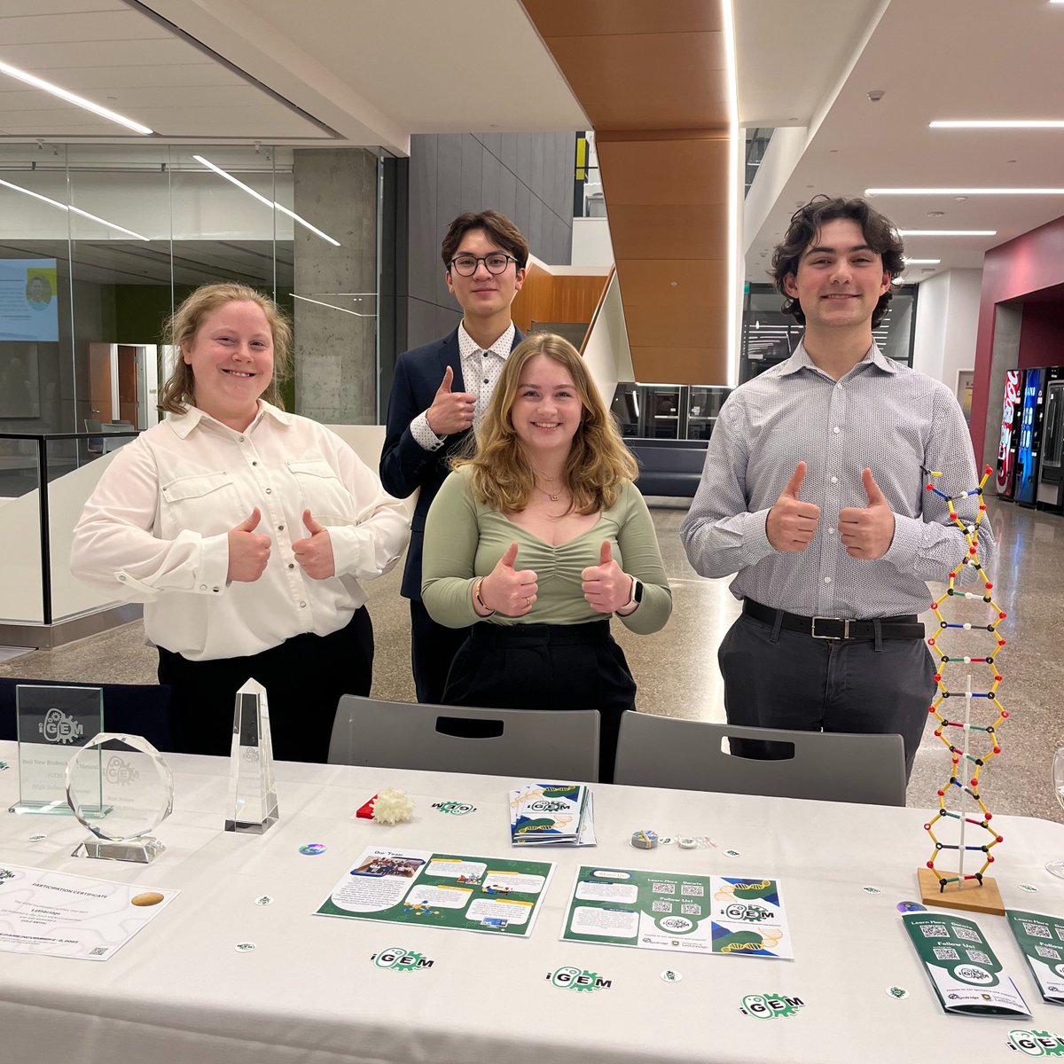iGEM Lethbridge (@lethbridgeigem) on Twitter photo We are thrilled to share that our iGEM team had the honour of attending the prestigious <a href="/uLethbridge/">ULethbridge</a> Donors Gala last night🎉 A huge thank you to all the amazing supporters for believing in the potential of student-led projects. Your support is transforming dreams into realities! We are thrilled to share that our iGEM team had the honour of attending the prestigious <a href="/uLethbridge/">ULethbridge</a> Donors Gala last night🎉 A huge thank you to all the amazing supporters for believing in the potential of student-led projects. Your support is transforming dreams into realities!