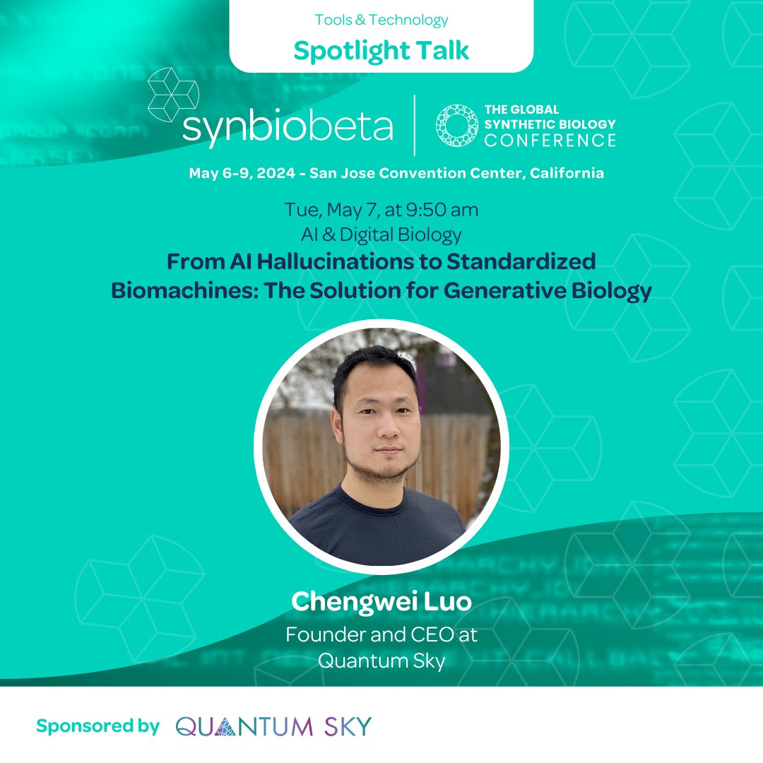 How can we better harness generative #biology’s potential, reduce errors, and leverage #AI to construct intricate #synbio functions and processes? Meet the SkyEngine and learn how new tools are paving the way for the next generation of #biomachines at #SynBioBeta2024:…