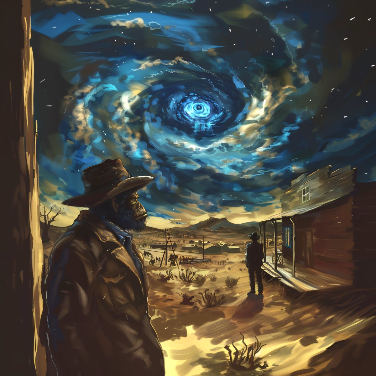 HbarBandits's tweet photo. Amid the flurry of activity, Jack the Explorer stood alone, his mind consumed by thoughts of the past and the uncertain future that lay ahead. As he gazed toward the portal, far ahead in the distance, a sense of unease washed over him, a lingering doubt that refused to be silenced.

Marcel, ever watchful, observed Jack from a distance, his eyes betraying a depth of concern as he recognized the turmoil that churned within his friend’s soul. Sensing Jack’s need for answers, Marcel decided that Jack must finally learn the truth.