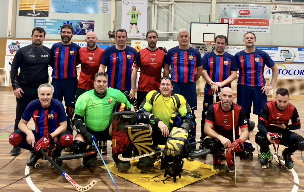 JORNADA 22
Lliga Catalana de Veterans
CH Corbera 7
FCBeterans 6
(Gaby x3, Lluís x2, David)
 #ForçaBarça 🔵🔴🔵🔴