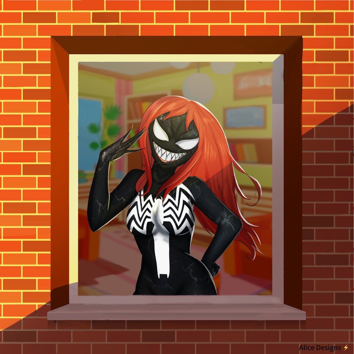 'SHE VENOM MARY JANE' 🕷️
Venom’s got a new partner in crime! Feast your eyes on my She Venom Mary Jane artwork 🕷️🖤
Join the dark side and appreciate the beauty of this symbiotic masterpiece 
Thank you @h16tan9170 for commissioning me.
#SheVenom #MaryJane