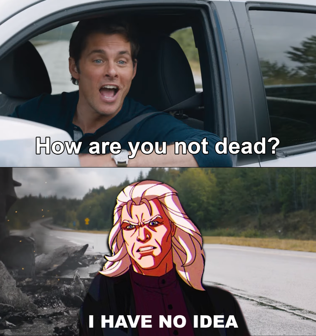 PunkerDuckie's tweet photo. I'm not saying the wrong one died, but the wrong one died.
#xmen97 #xmen #magneto #howthehell #staydown #justiceforGambit https://t.co/wgzAzYl163