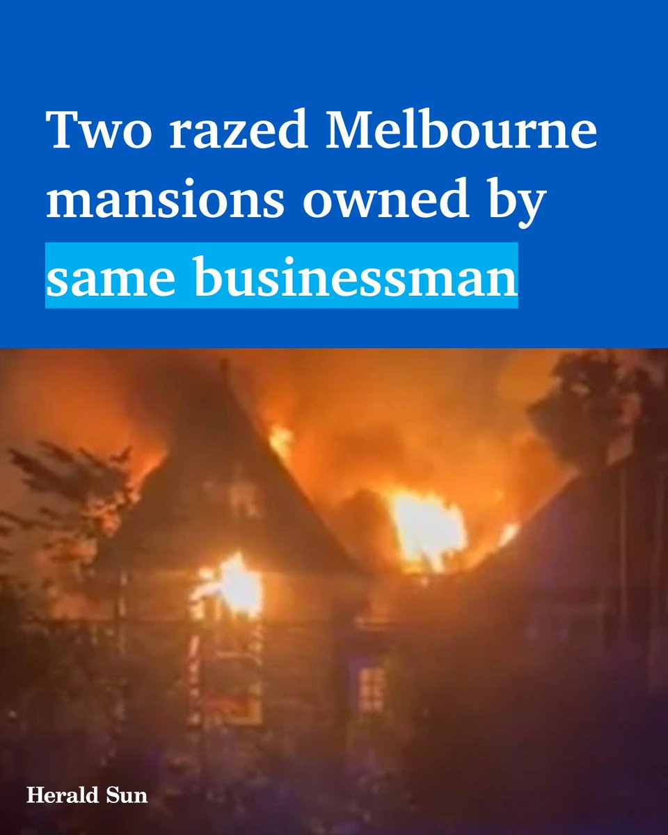 A Chinese businessman has been revealed as the owner of two multimillion-dollar mansions controversially destroyed in Melbourne > bit.ly/3Uh3U8R